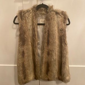 Abercrombie Faux Fur Vest